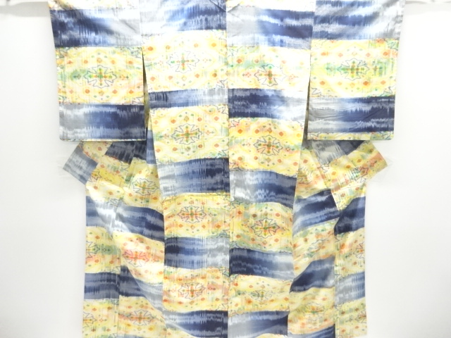 JAPANSE KIMONO / TSUMUGI / FLOWER CREST